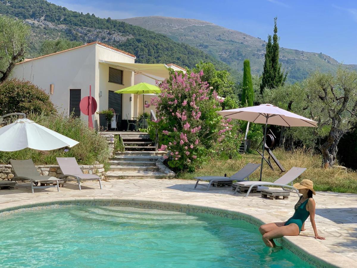 Maison D'Hotes Bleu Azur Tourrettes-sur-Loup Exteriör bild