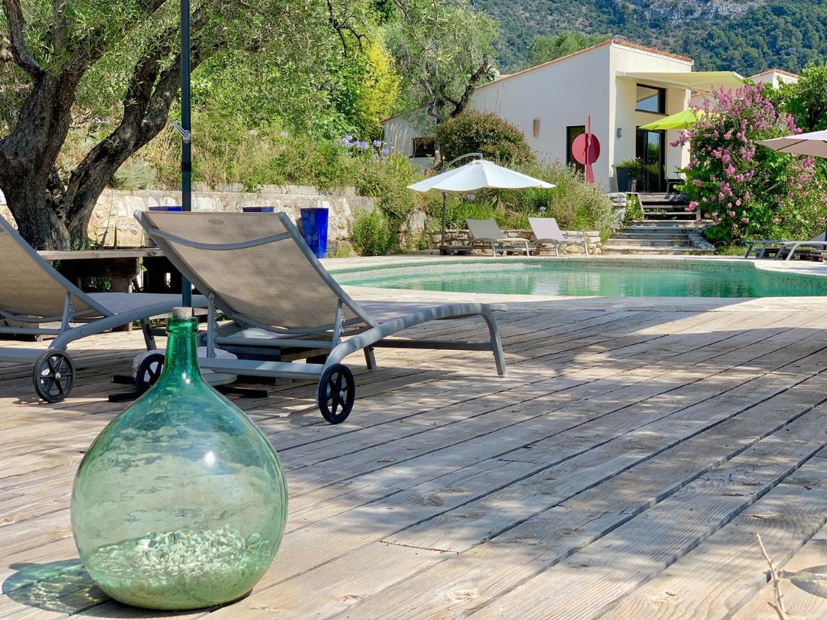 Maison D'Hotes Bleu Azur Tourrettes-sur-Loup Exteriör bild