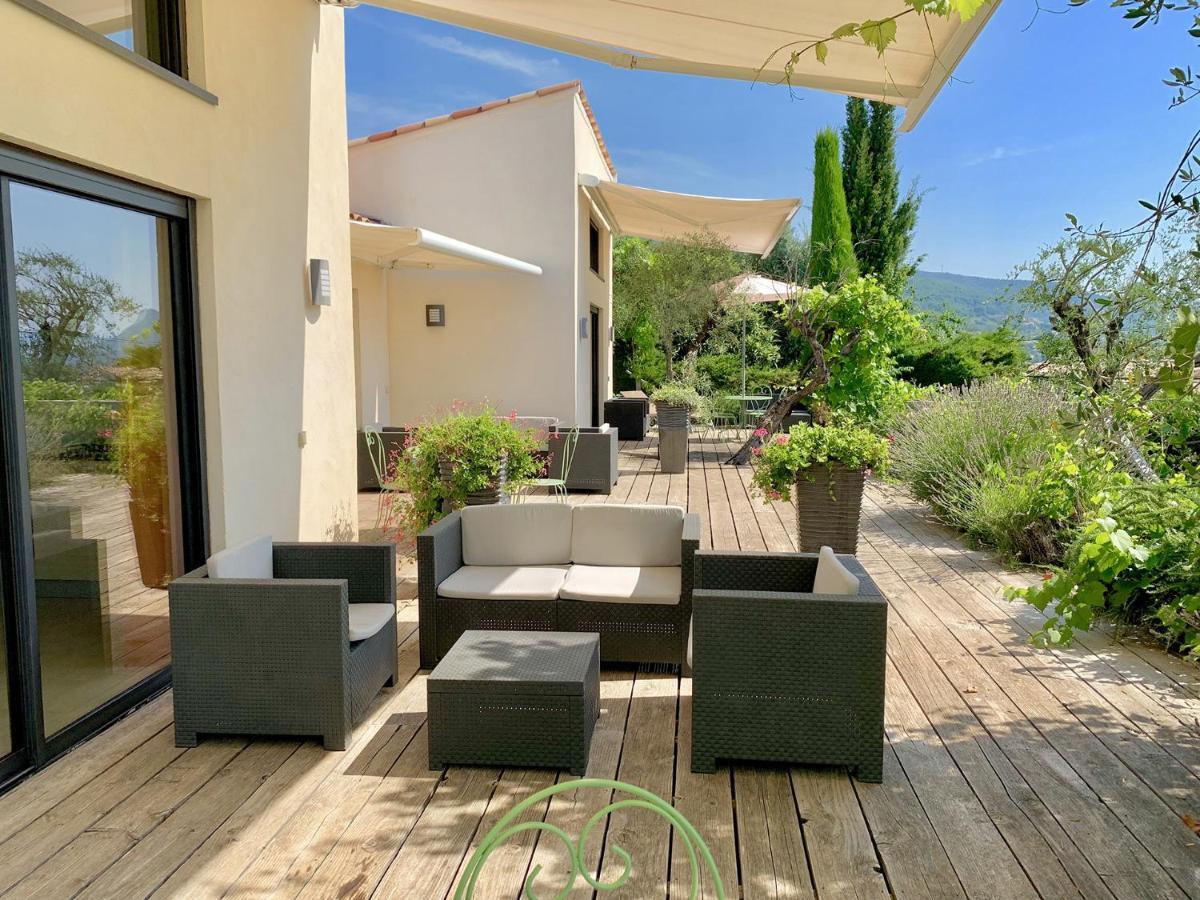 Maison D'Hotes Bleu Azur Tourrettes-sur-Loup Exteriör bild